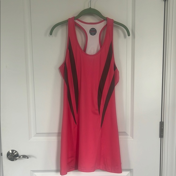 bolle Tops - Bolle Pink and Black Sleeveless Tennis Dress